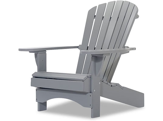 Original Dream-Chairs since 2007 Adirondack Chair Comfort de Luxe en Gris - mejores sillas Adirondack