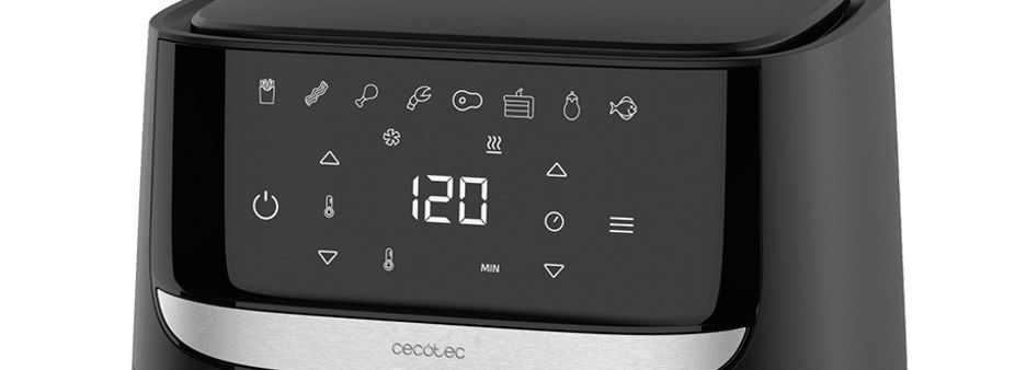 CECOTEC cecofry advance 5000 black - panel LCD