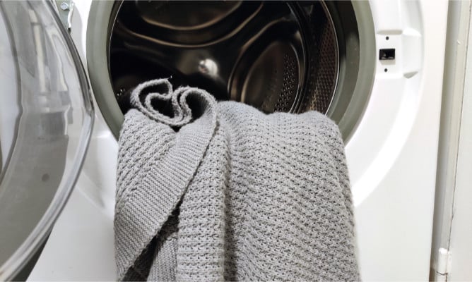 cómo lavar mantas en lavadora - lavadora secadora