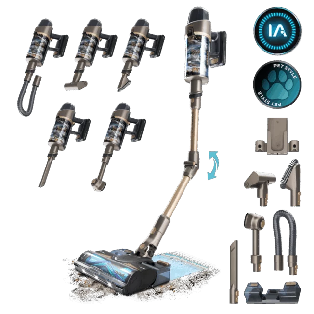 Aspirador Cecotec Conga Rockstar RX90 AI AquaPet Flex con accesorios