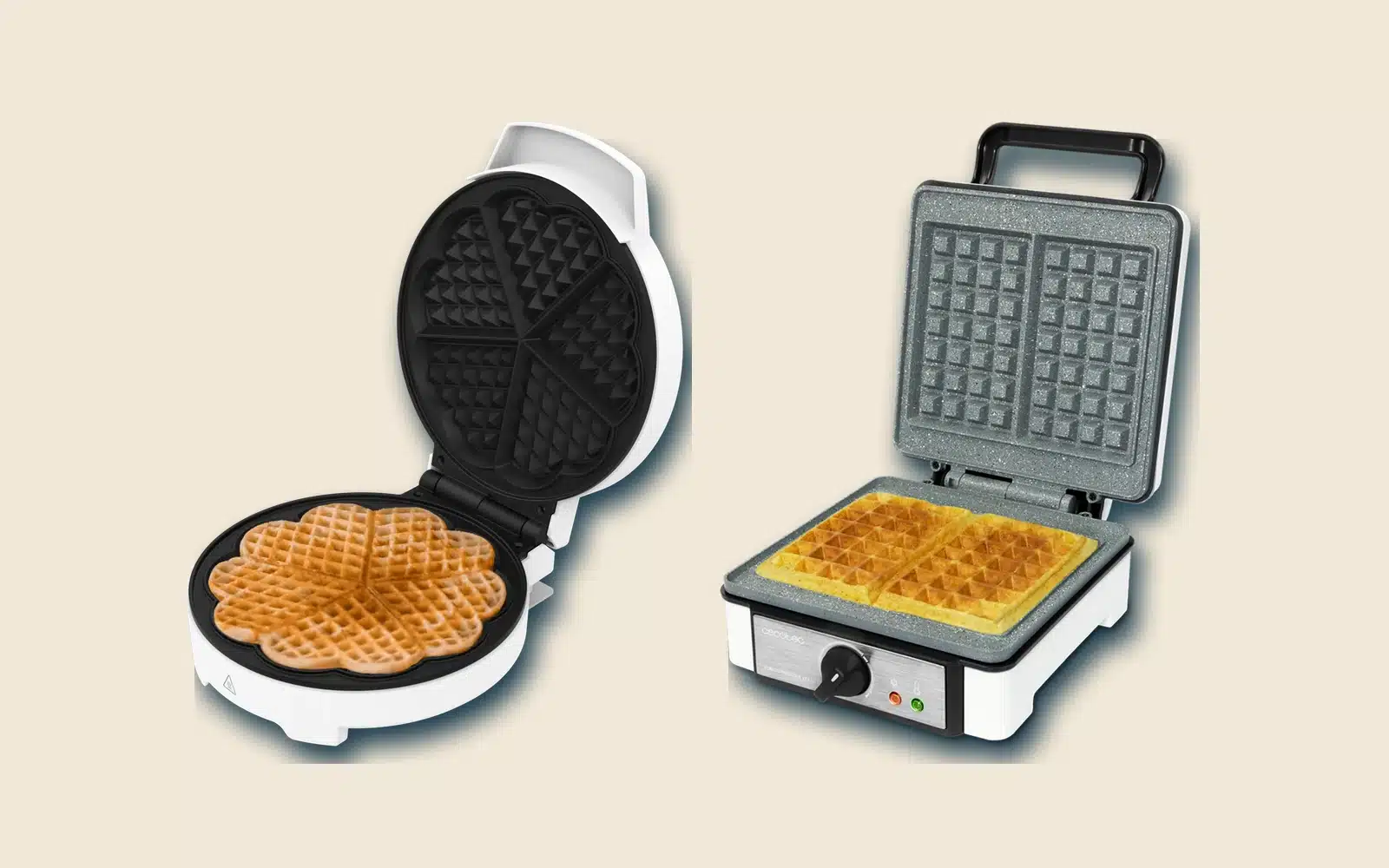 Comparativa de gofrera Cecotec