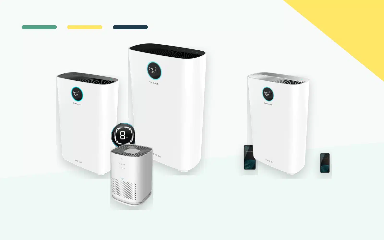 Purificadores de aire Cecotec TotalPure comparados