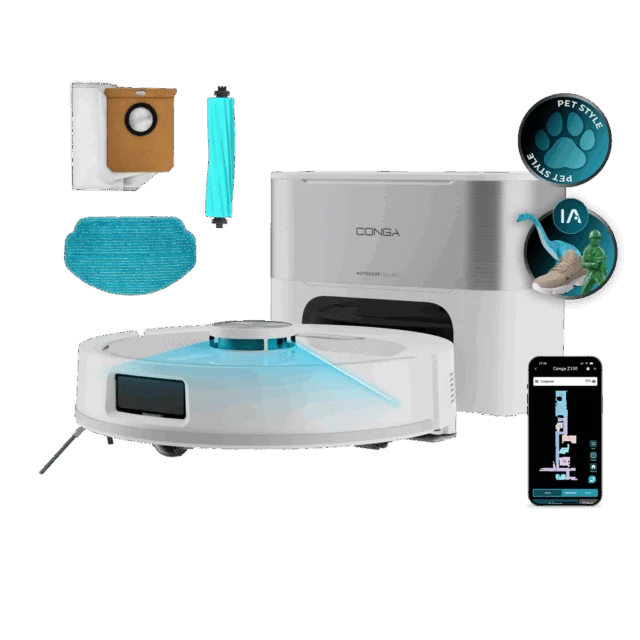 Robot aspirador Cecotec Conga Y90 Pearl